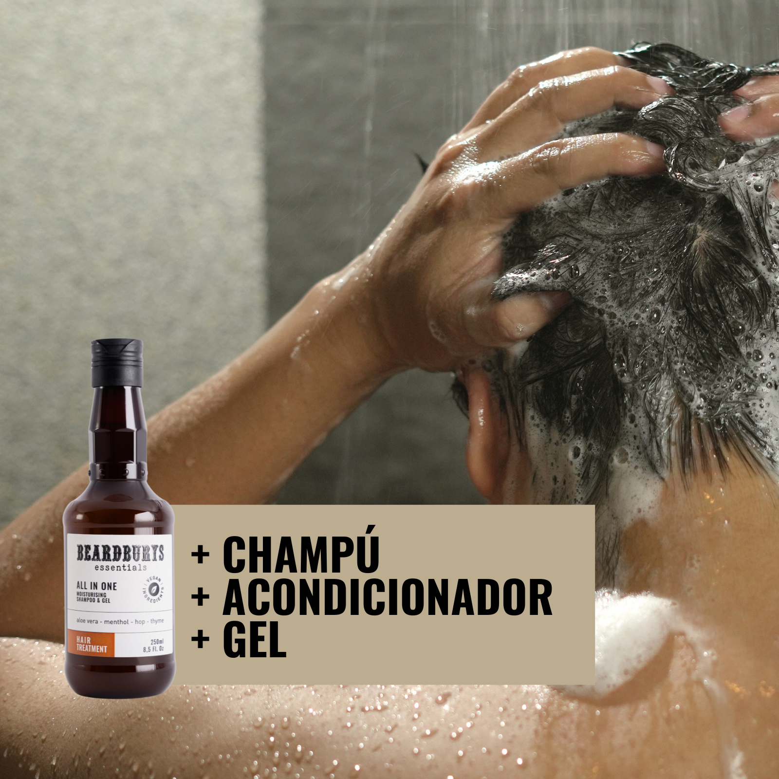 Shampoo Todo en 1 Limpieza Profunda