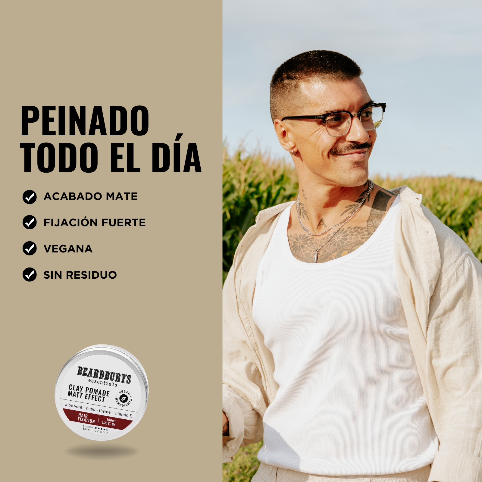 Cera para Cabello Efecto Mate