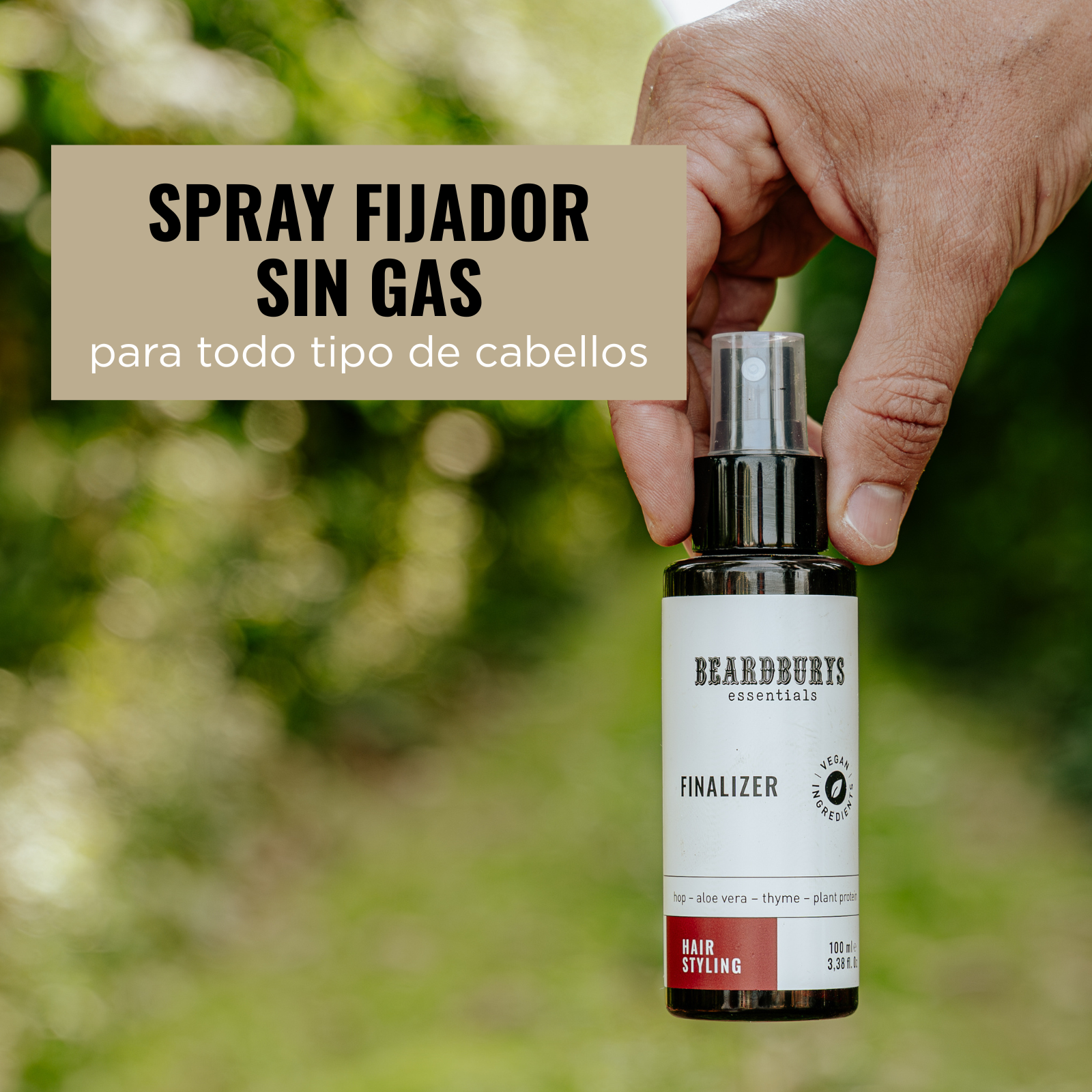 Spray Estilizador Finalizador de Peinado Natural